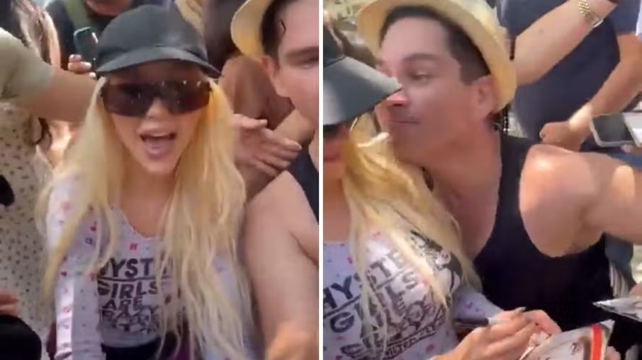 Christina Aguilera é assediada por varão no Rio de Janeiro