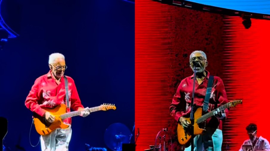 Gilberto Gil estreia última turnê da curso em Salvador; vídeos