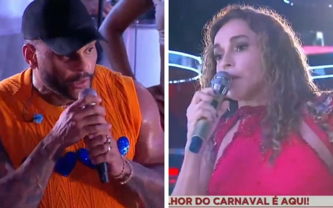 Daniela Mercury e Tony Salles se desentendem ao vivo