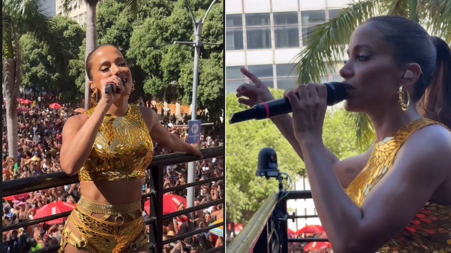 Anitta para conjunto em seguida rapina e dispara: ‘Favelada também sou’