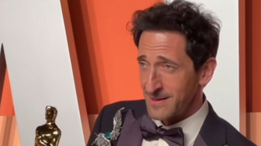 Adrien Brody bate recorde de exposição mais longo no Oscar