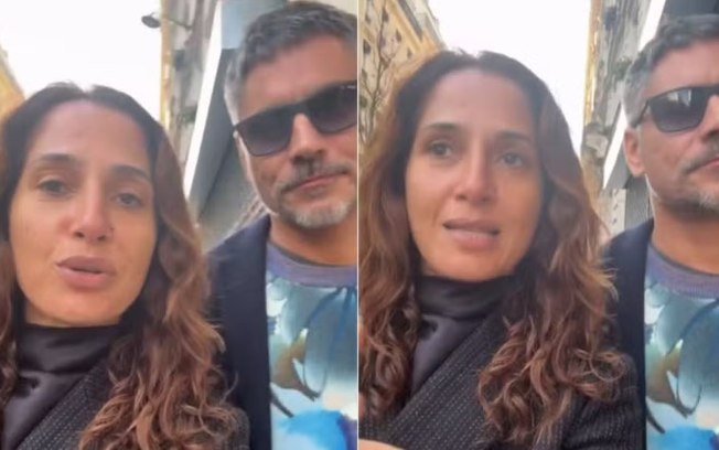 Camila Pitanga fica presa em Paris posteriormente petardo ser encontrada